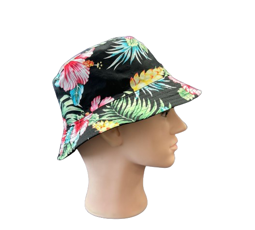 Mens floral bucket hat sales